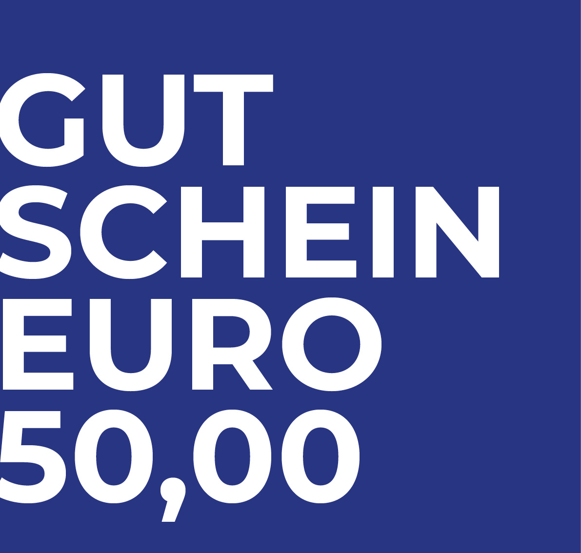 Gutschein Euro 50,00
